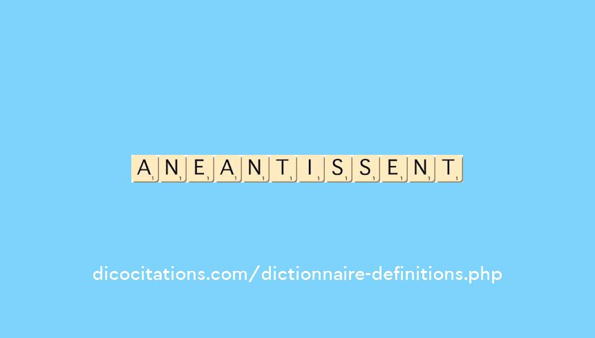 aneantissent aneantissent
