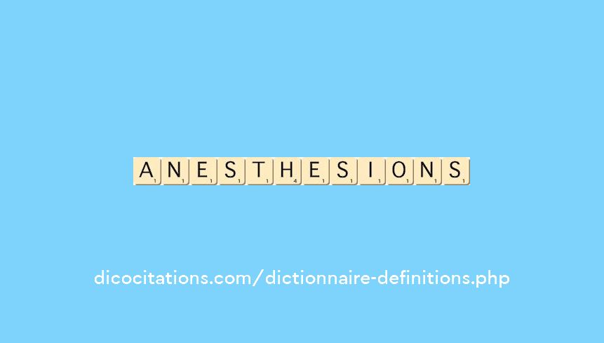 anesthesions anesthesions