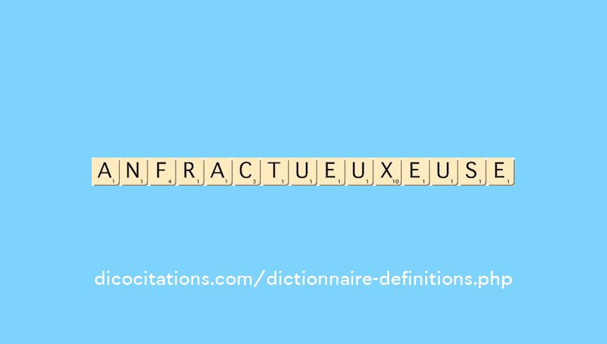 anfractueux--euse