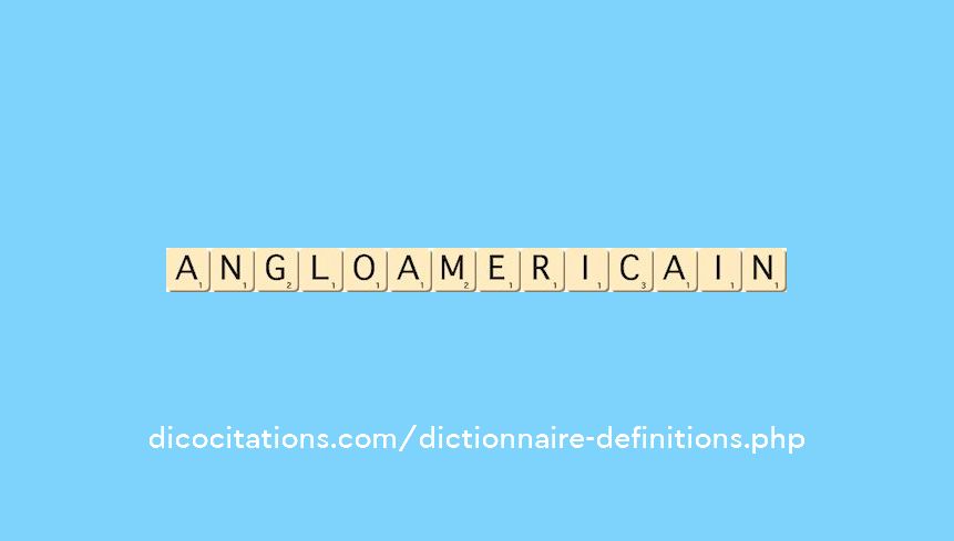 anglo-americain