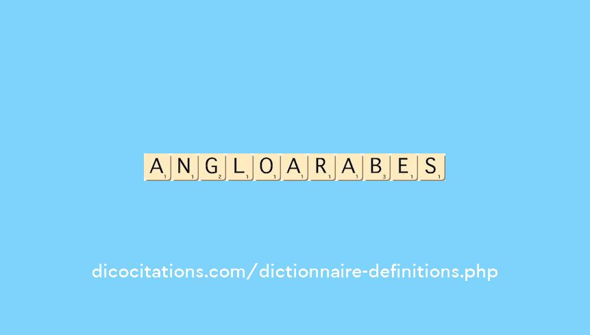 anglo-arabes anglo-arabes