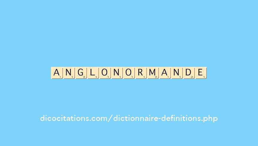 anglo-normande anglo-normande