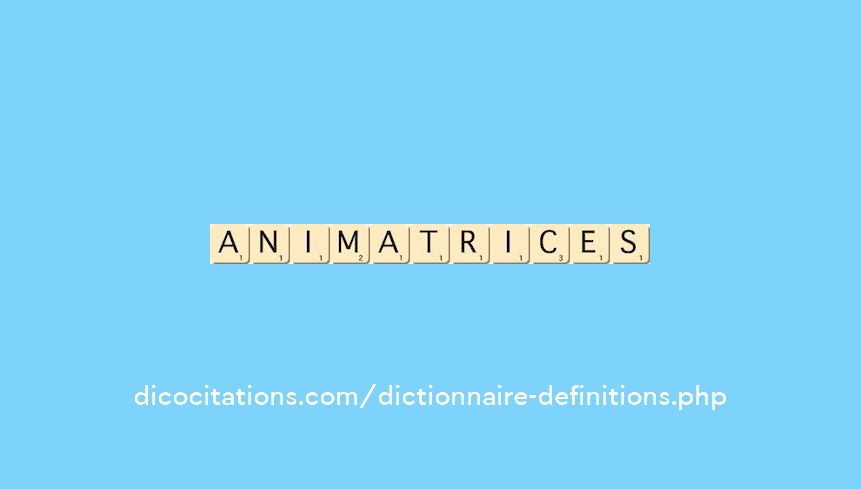 animatrices animatrices