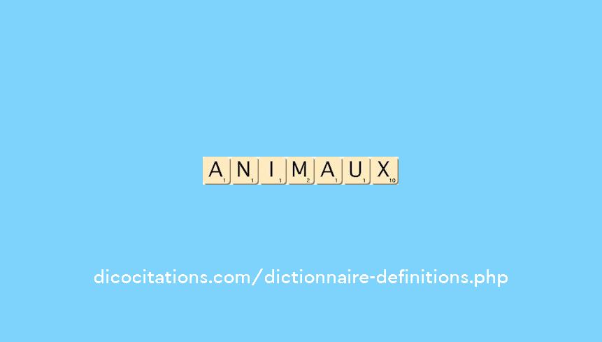 animaux animaux