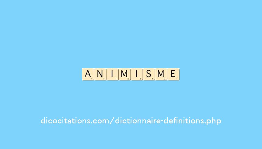 animisme animisme