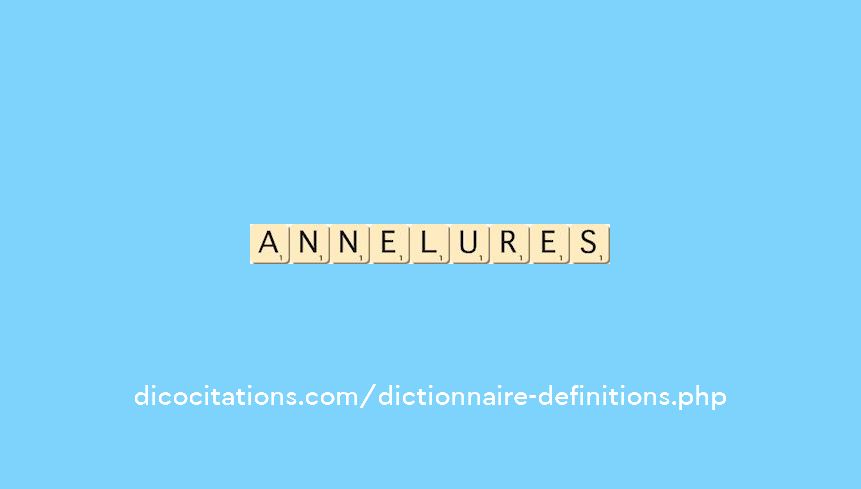 annelures annelures
