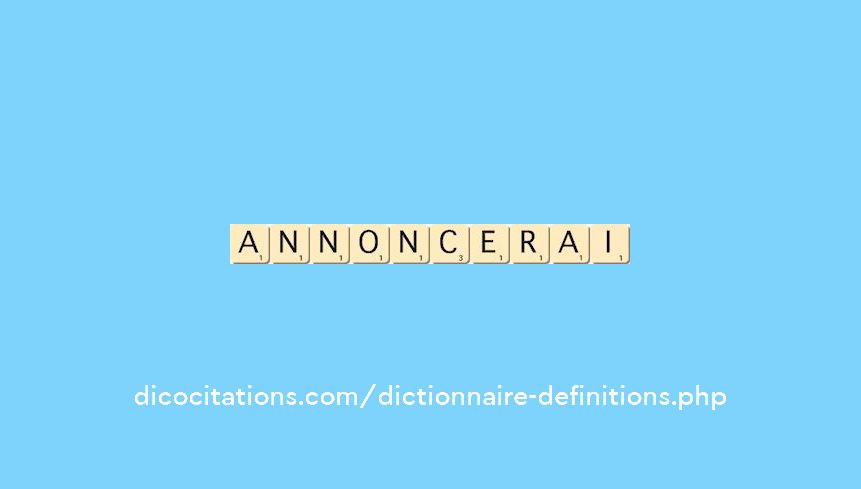 annoncerai annoncerai
