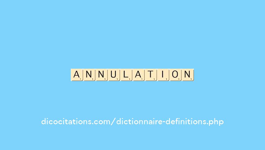 annulation