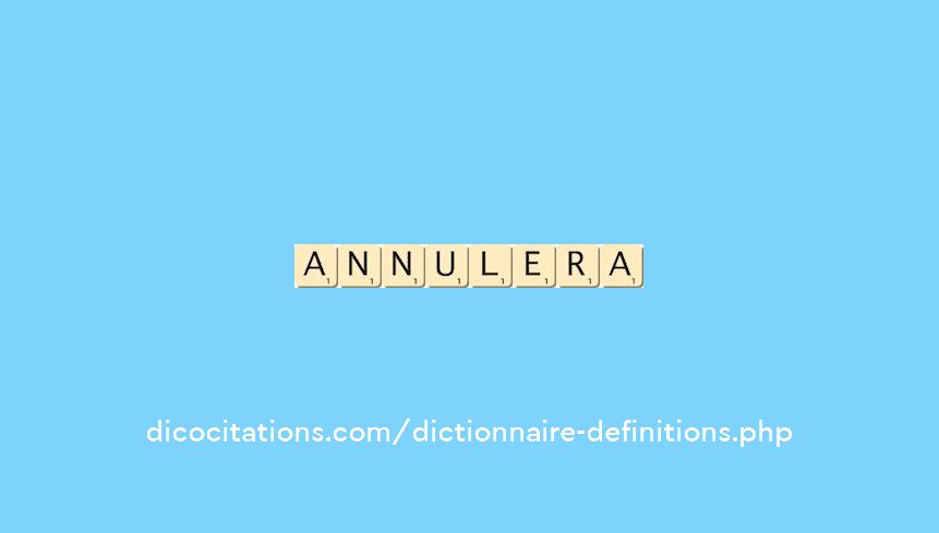 annulera annulera