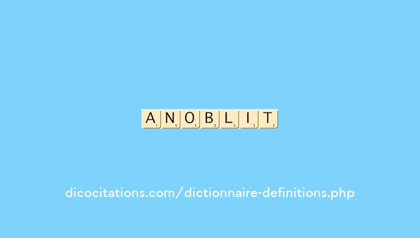 anoblit anoblit