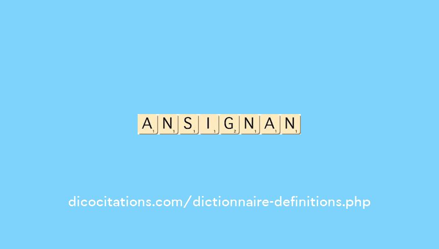 ansignan