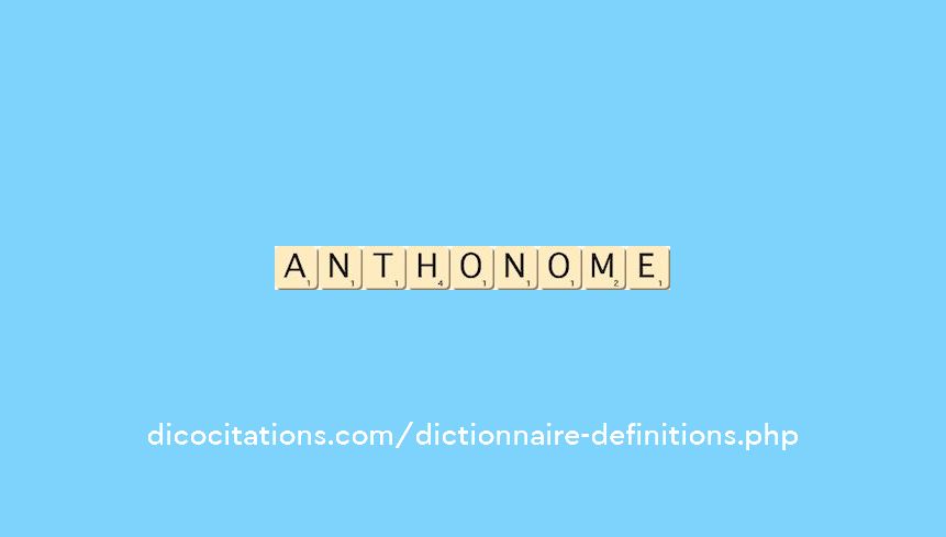 anthonome anthonome