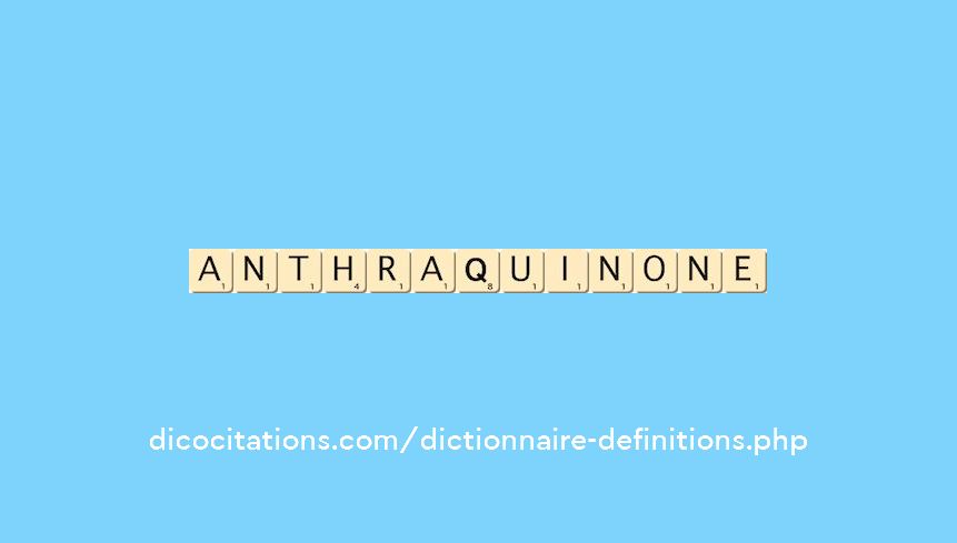 anthraquinone anthraquinone