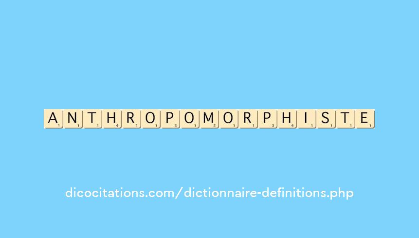 anthropomorphiste
