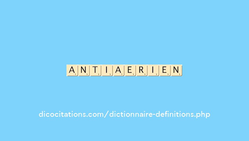 anti-aerien anti-aerien