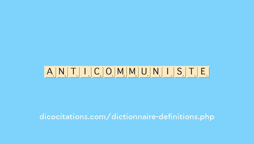 anti-communiste