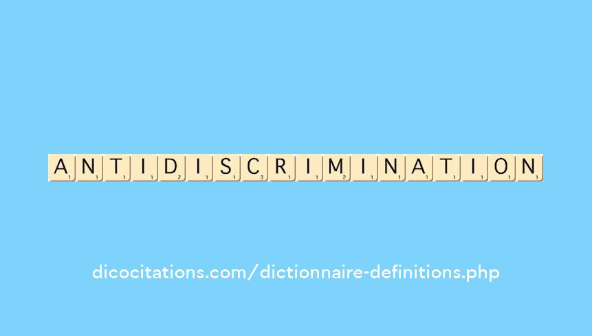 anti-discrimination