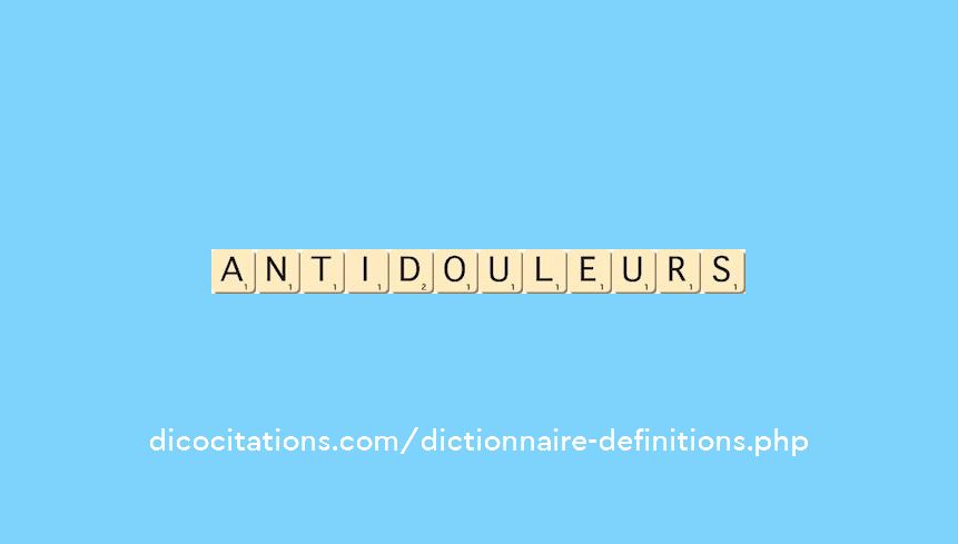 anti-douleurs anti-douleurs