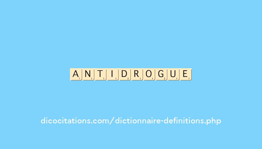anti-drogue