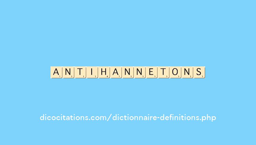 anti-hannetons