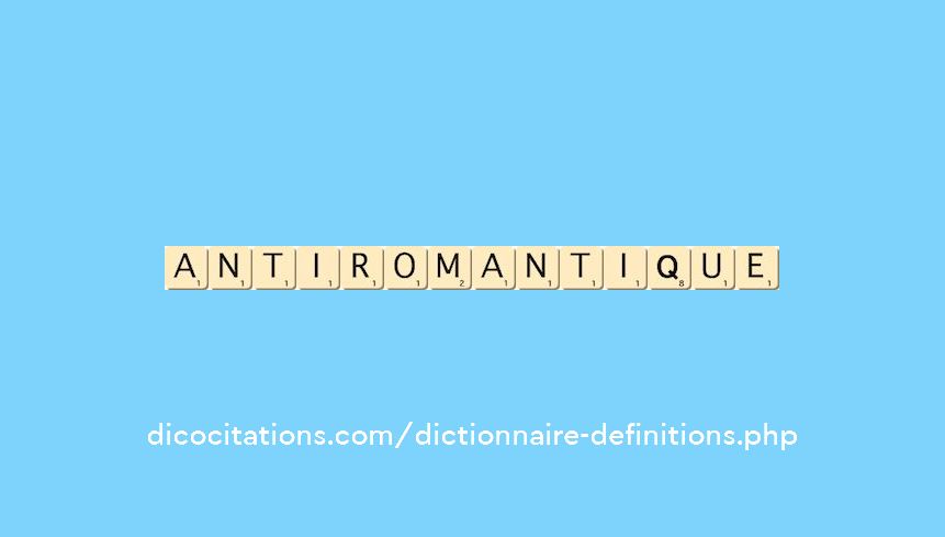 anti-romantique anti-romantique