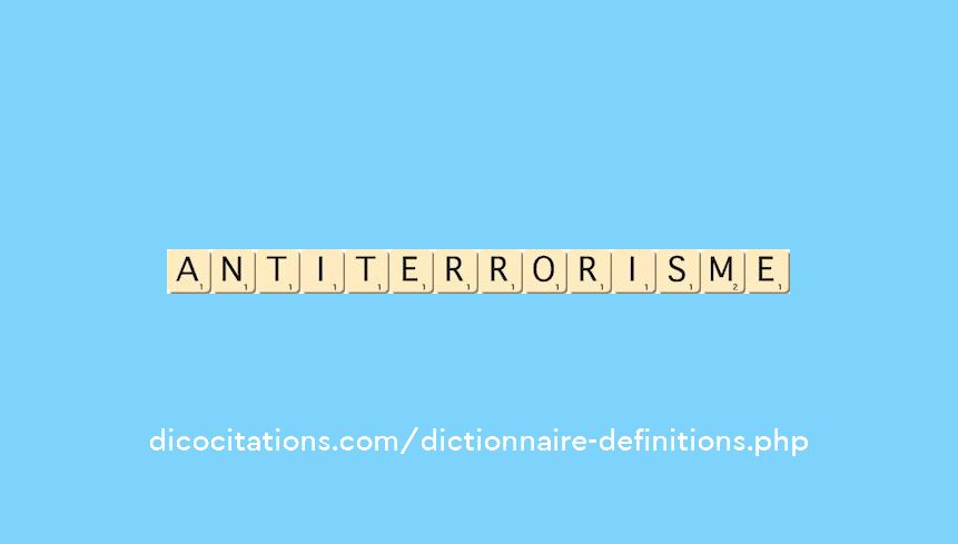 anti-terrorisme anti-terrorisme