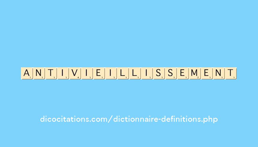 anti-vieillissement anti-vieillissement