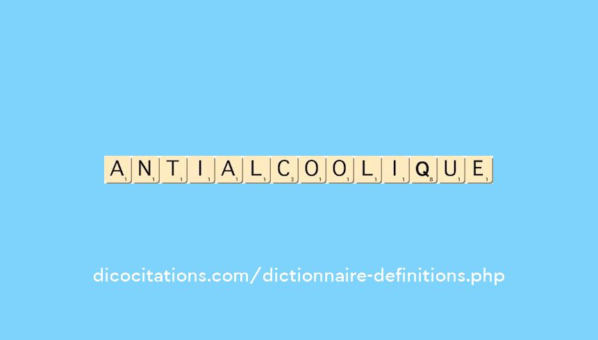 antialcoolique antialcoolique