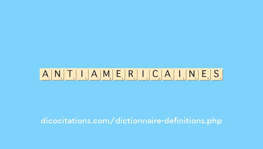antiamericaines