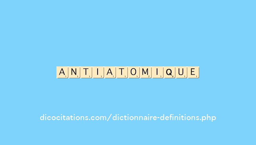 antiatomique antiatomique
