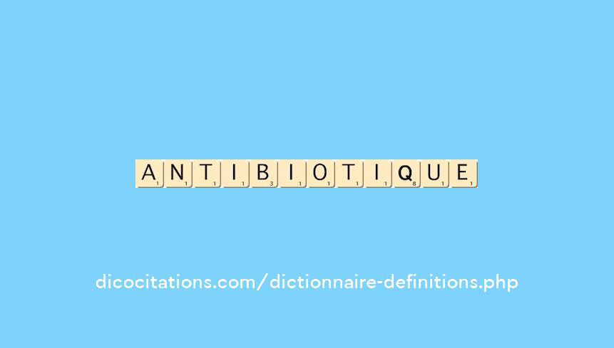antibiotique antibiotique