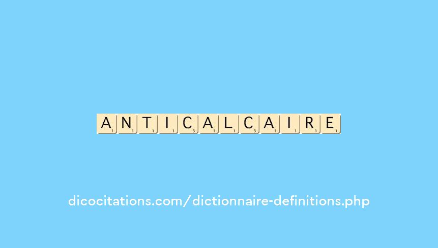 anticalcaire anticalcaire