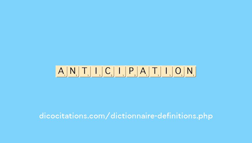 anticipation