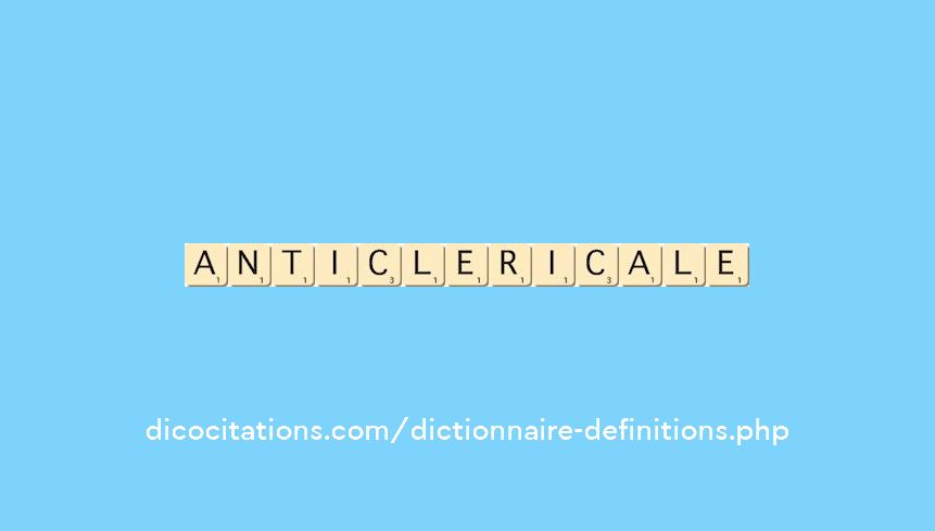 anticlericale anticlericale