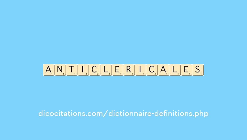 anticlericales anticlericales