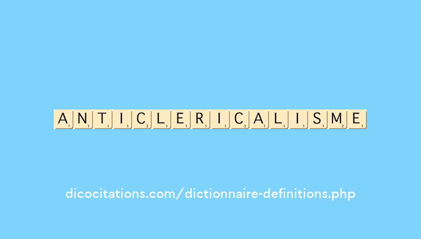 anticlericalisme anticlericalisme