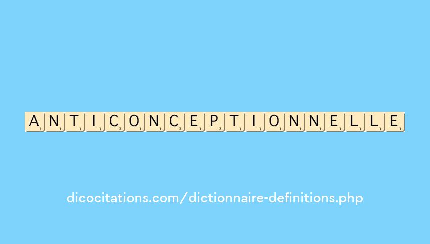 anticonceptionnelle anticonceptionnelle