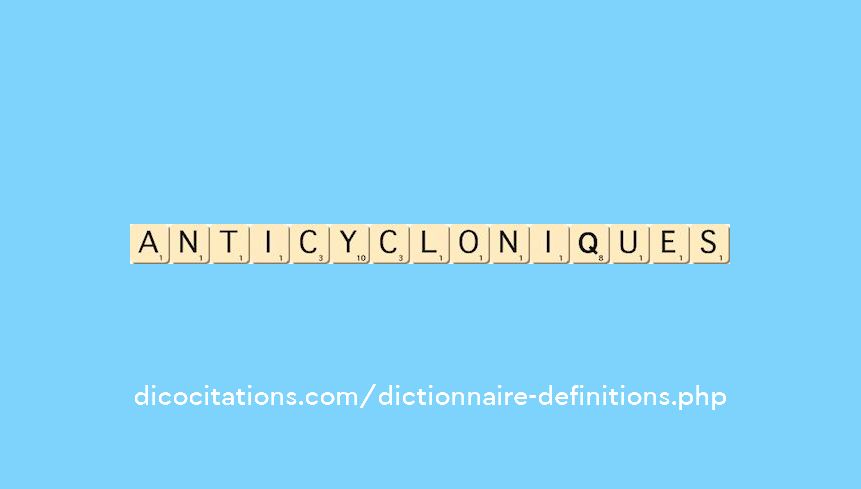 anticycloniques