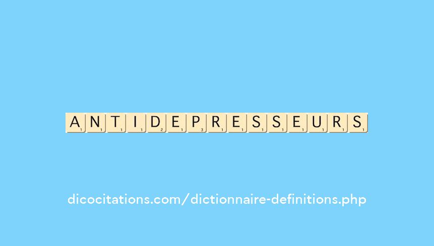 antidepresseurs antidepresseurs
