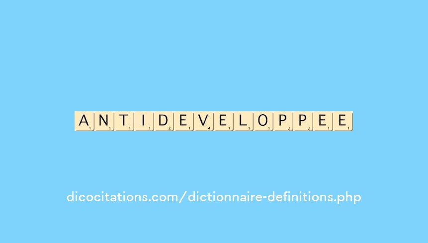 antideveloppee