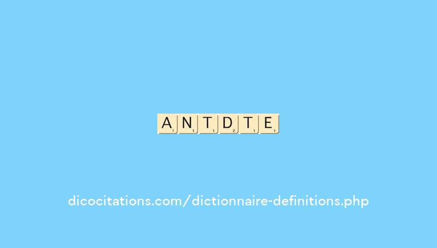 antidote