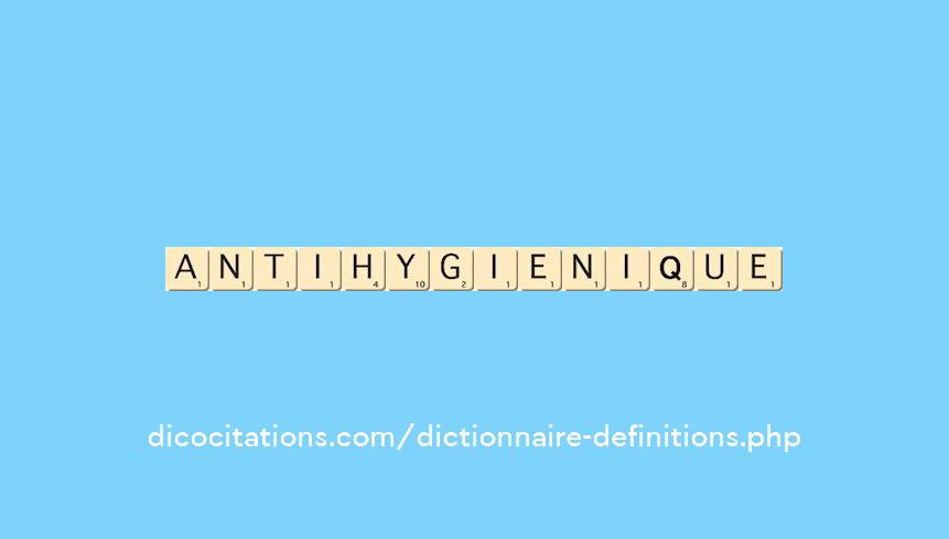 antihygienique