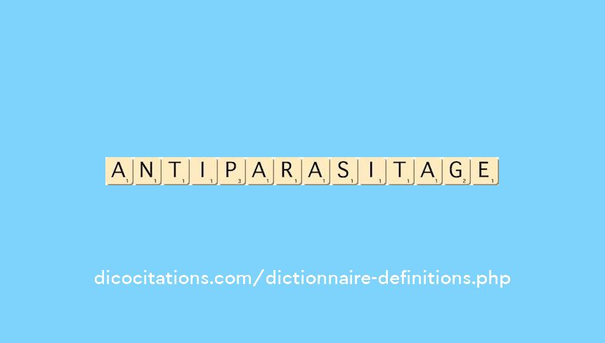 antiparasitage antiparasitage