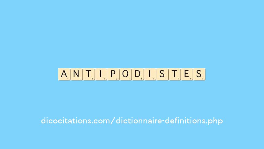 antipodistes antipodistes