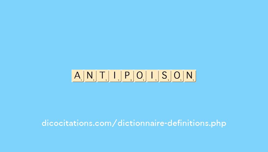 antipoison antipoison