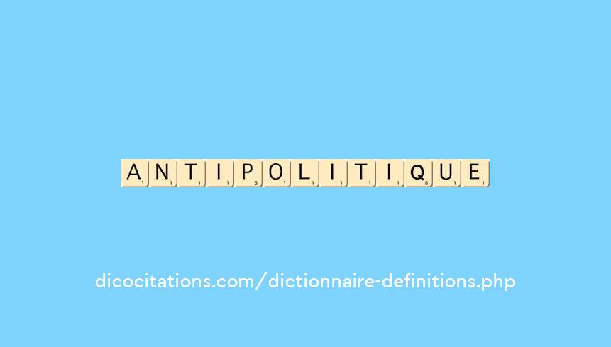 antipolitique