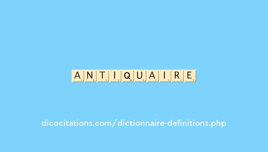 antiquaire