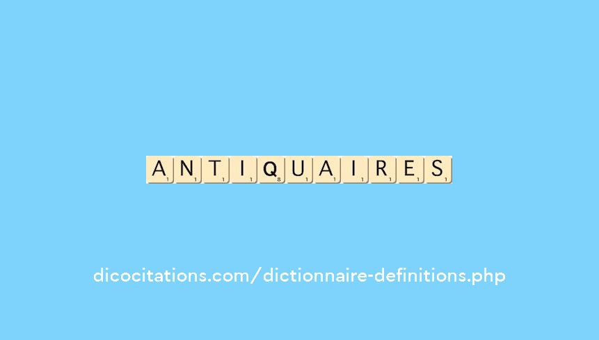 antiquaires antiquaires