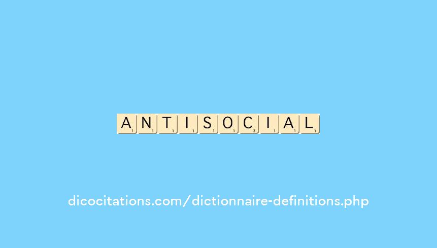 antisocial antisocial