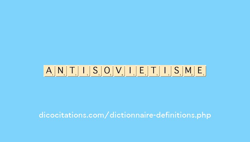 antisovietisme antisovietisme